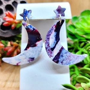 HAND CRAFTED Polymer clay earrings